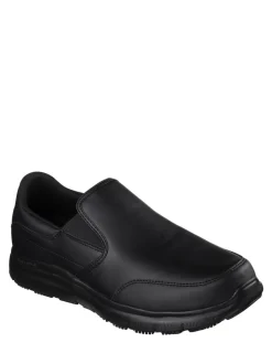 Skechers Bronwood Slip Resistant Slip-On Mens Work Shoes