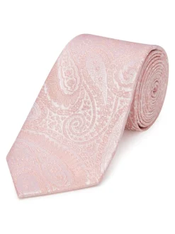 Skopes Cravate en soie Baby Paisley et Mouchoir de poche