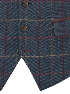 Skopes Doyle Tweed Wool Blend Coupe sur mesure Suit Gilet