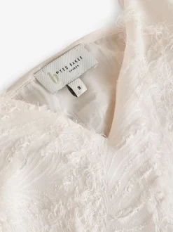 Slip de mariée B by Ted Baker ivoire à plumes