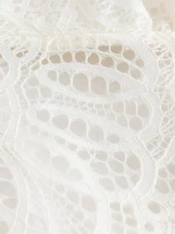 Slip de mariée B by Ted Baker écru en satin et dentelle