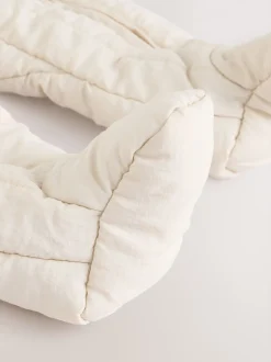 Slogan écru Little One Back - Combinaison de bébé matelassée en nylon