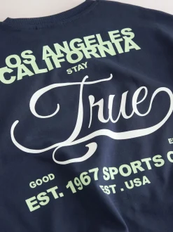 Slogan de la marine - Ensemble t-shirt et short épais (3-16ans)