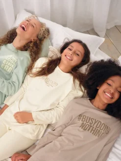 Slogan de Neutre - Lot de 3 leggings de pyjama (3-16ans)