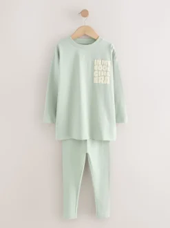 Slogan de Neutre - Lot de 3 leggings de pyjama (3-16ans)