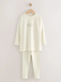 Slogan de Neutre - Lot de 3 leggings de pyjama (3-16ans)