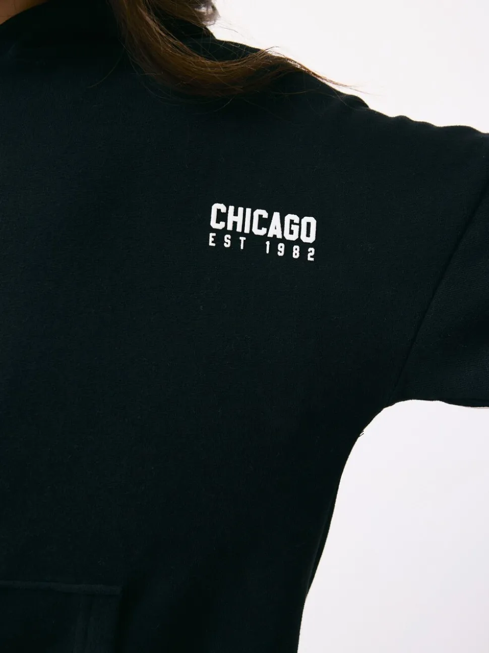 Slogan noir - Sweat à capuche (3-16 ans)