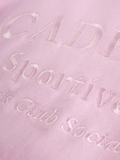 Slogan rose - Ensemble Sweat-shirt et jogging ample (3-16ans)