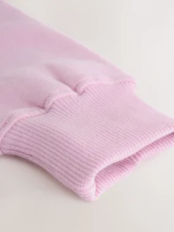 Slogan rose - Ensemble Sweat-shirt et jogging ample (3-16ans)