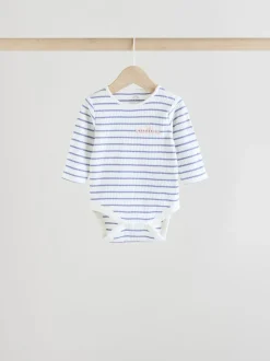 Slogan rose - Lot de 3 bodies à manches longues pour bébé