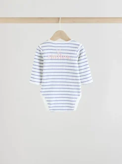 Slogan rose - Lot de 3 bodies à manches longues pour bébé