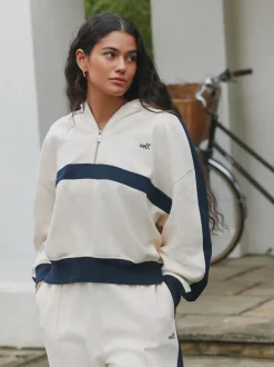 soi-même. Haut en polaire à col zippé