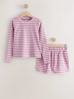 soi-même. Pyjamas courts à rayures