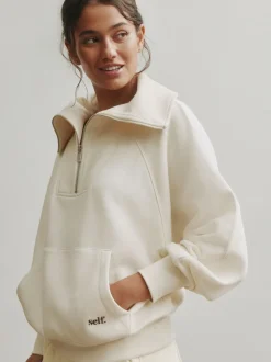 soi-même. Sweat-shirt à col zippé