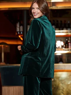 Sosandar Luxe Velours Blazer