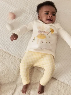 Souris écru à fées - Haut à manches longues et Leggings BÉBÉ Ensemble 2 Pieces (0mois-2ans)