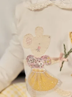 Souris écru à fées - Haut à manches longues et Leggings BÉBÉ Ensemble 2 Pieces (0mois-2ans)