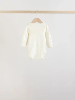 Souris écru à fées - Lot de 5 bodies à manches longues pour bébé