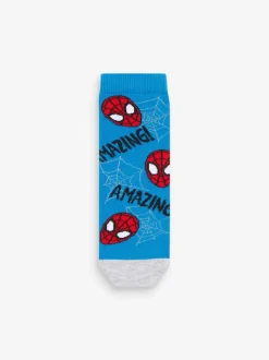 Spiderman - Lot 5 paires de chaussettes Character riches en coton