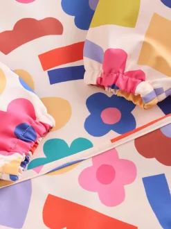 Stampy Floral - Bavoir à manches de sevrage et d’alimentation