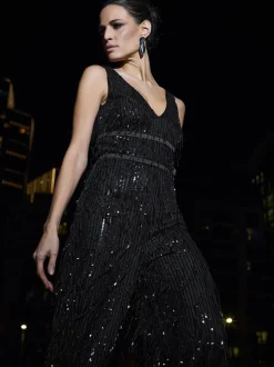 Star by Julien MacDonald Gland Sequin Combinaison