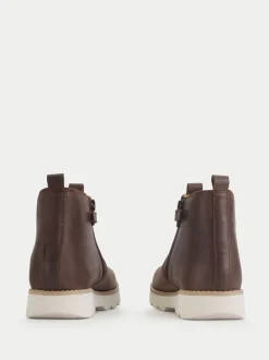 Start-Rite Carnaby Bottes zippées à semelle épaisse Chelsea Inspired marron