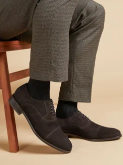 Suede Brune - Ajustement régulier - Chaussures habillées Jones Bootmaker en cuir à lacets pour homme