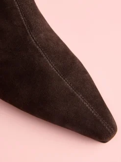 Suede Brune - Bottes Tabitha Simmons x Next à talon sous-ensemble