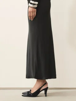 Suede noire - Chaussures à talons Forever Comfort® pointus en cuir avec nœud et bride arrière