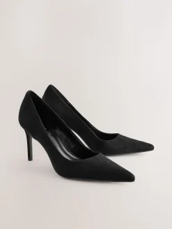 Suede noire - Chaussures de milieu de terrain en cuir