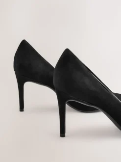 Suede noire - Chaussures de milieu de terrain en cuir