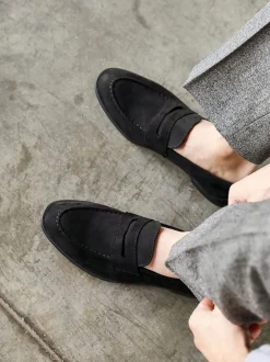 Suede noire - Mocassins Linzi Aurelio Penny