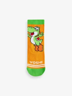 Super Mario - Lot 5 paires de chaussettes Character riches en coton