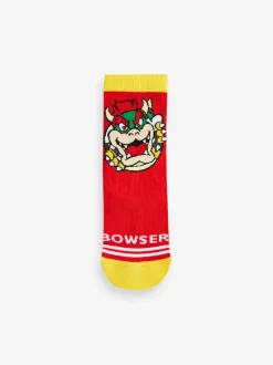 Super Mario - Lot 5 paires de chaussettes Character riches en coton