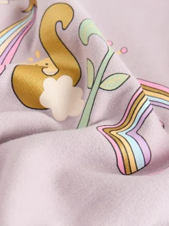 Sœur violet lilas - Sweat à col ras du cou (3mths-7yrs)