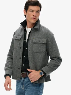 Surchemise à chevrons Superdry Merchant