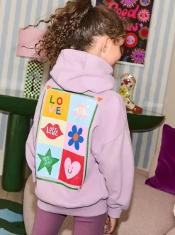 Sweat à capuche Eleanor Bowmer violet lilas