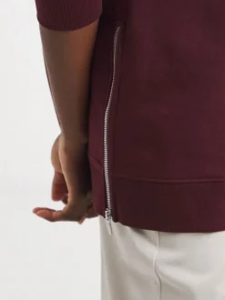 Sweat-shirt long JD Williams zippé sur le côté