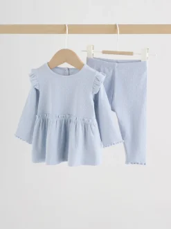 Tache bleue - Ensemble haut à manches longues et legging bébé (0mois-2ans)