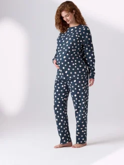 Tache de marine - Maternité Manches longues Pyjama