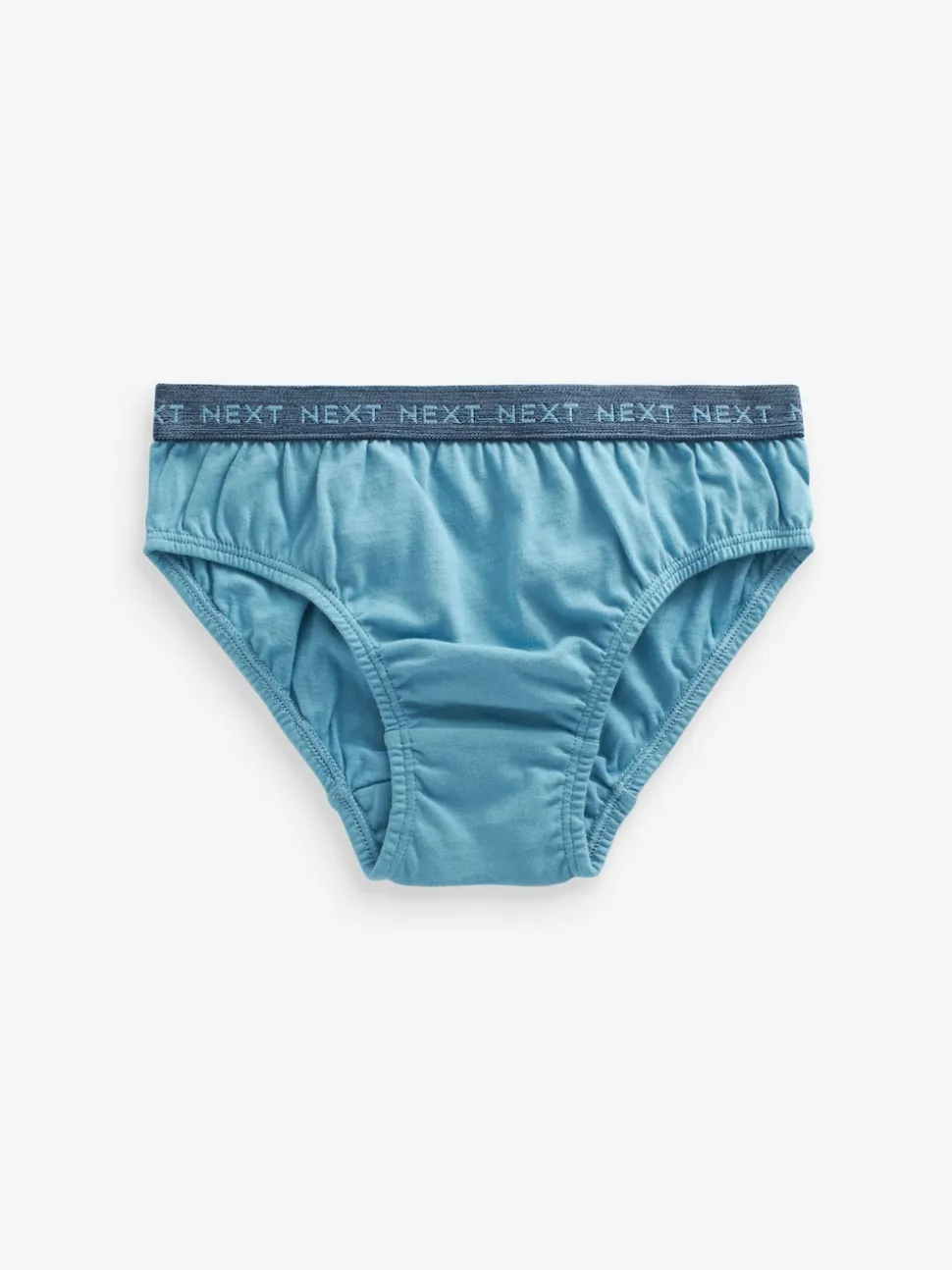 Taille bleue en jacquard - Slip en coton 100% 5 Paquet (1.5-16ans)