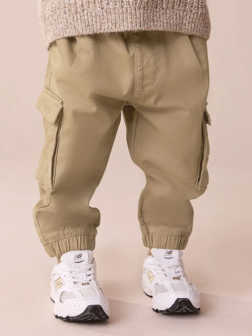 Tan/Marine - Lot de 2 pantalons cargo (3mois à7ans)