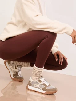 Taupe (Taupe) - Baskets de sport Lipsy À lacets Chunky Tapis de couloir