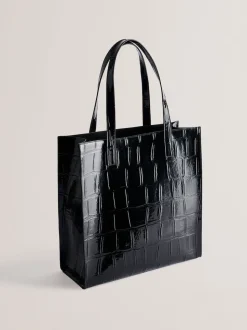 Ted Baker Croccon Crocs Effect Large Icon Bag