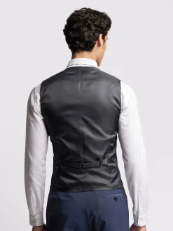 Ted Baker Tailoring Bleu Premium Panama Gilet