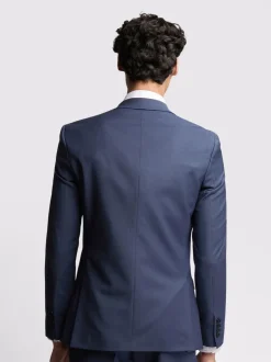 Ted Baker Tailoring Premium Panama Bleu Slim Costume Veste