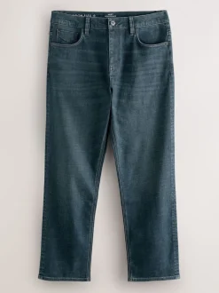 Teinte bleue - Ajustement droit - Jean Motionflex