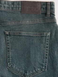 Teinte foncée - Bootcut - délavé vintage Denim Jeans