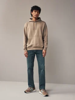 Teinte moyenne - Ajustement droit - extensible Denim Jeans