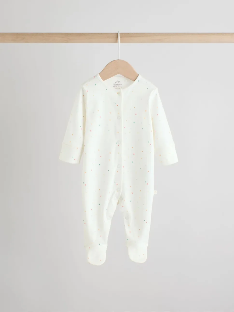 Terrain blanc - Paquet de combinaisons de nuit 3 (0-2ans)